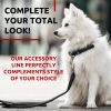 Rolled Leather Dog Leash 4Ft x 0.5 in for Small Medium and Large Dogs Heavy Duty Leather Puppy Leash for Outdoor Walking Running Training Black