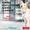 Rolled Leather Dog Leash 4Ft * 0.4 in for Small Medium and Large Dogs Heavy Duty Leather Puppy Leash for Outdoor Walking Running Training Mint Color